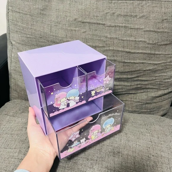 Little Twin Stars storage box with 3 drawers Storage